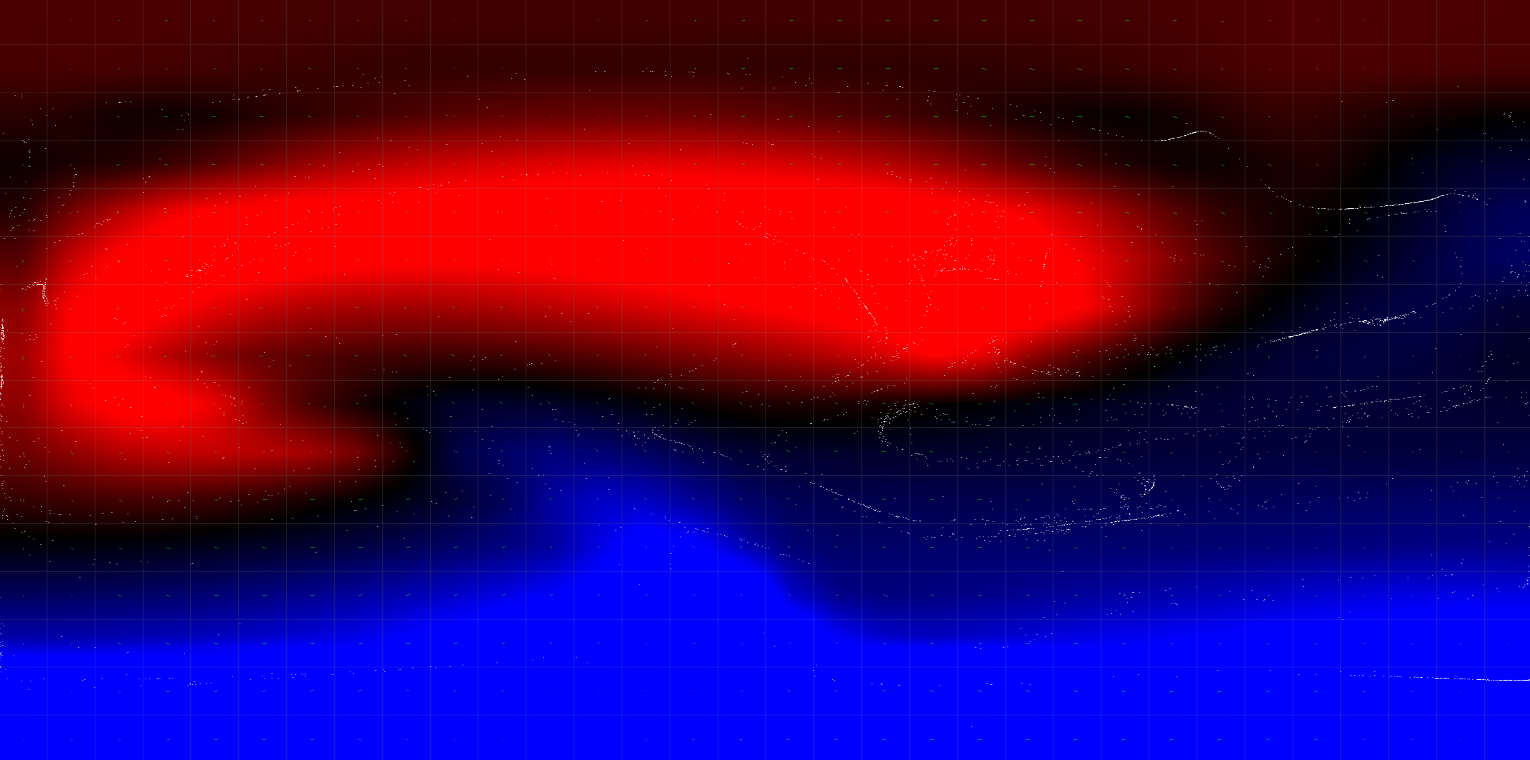 Screenshot of the fluid simulation